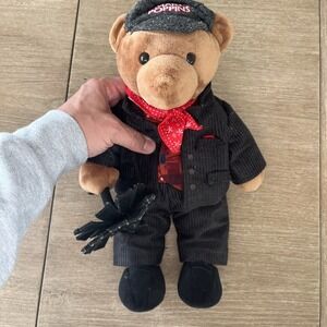 MARY POPPINS CHIMNEY SWEEP TEDDY BEAR 15" THE MUSICAL DISNEY Good Condition